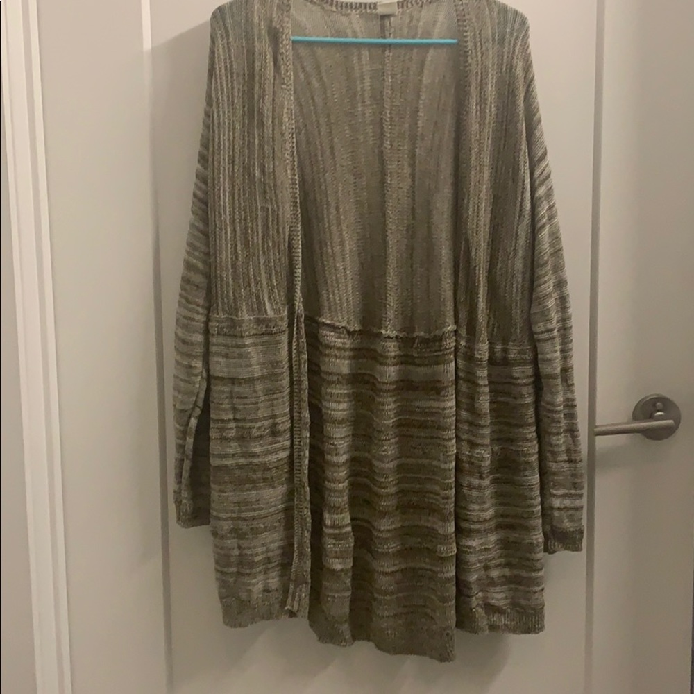Large tan Cardigan